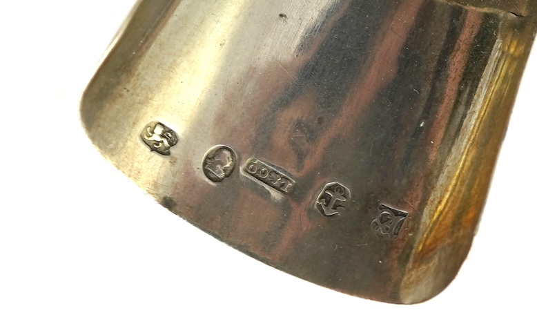 Seven assorted 19th and 20th century silver caddy spoons